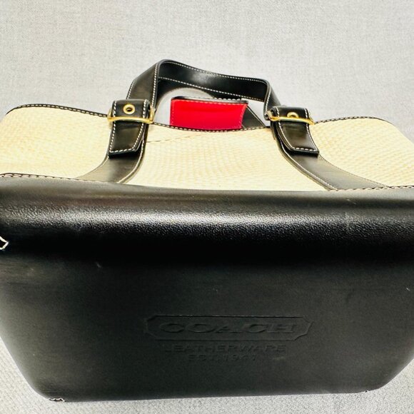 Coach Black Beige Bucket Shoulder Bag - Picture 9 of 9